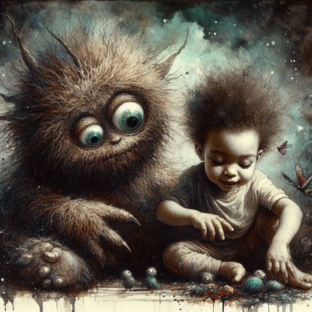 Playtime with the Monster's Babies