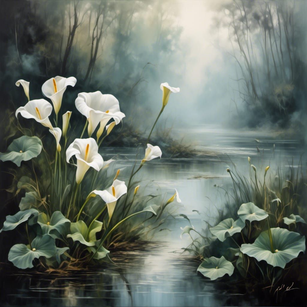 Arum lilies