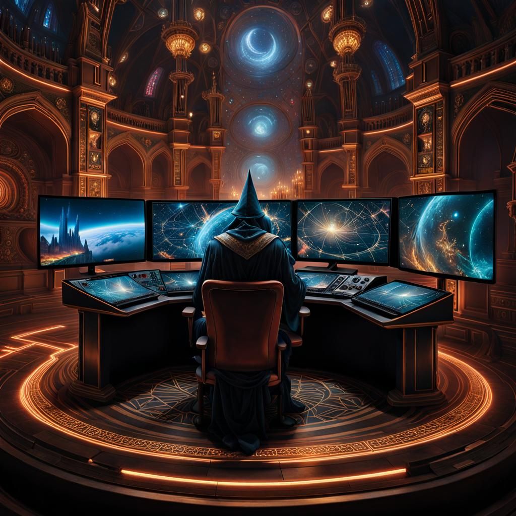 The Wizard's Gaming Setup  by @TheFireElemental