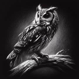 Charcoal Owls