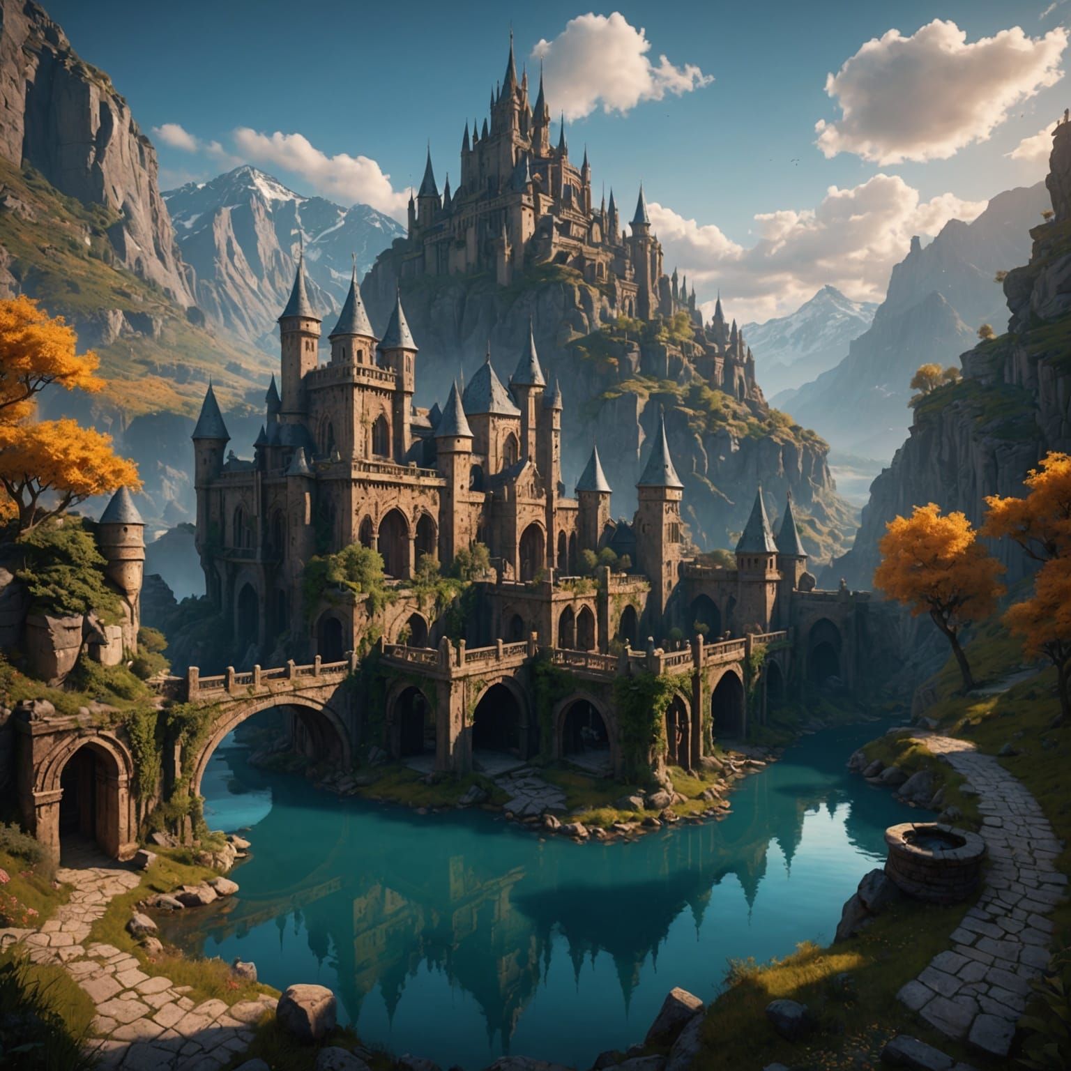 Chick on the Front Lines: Detailed Matte Painting