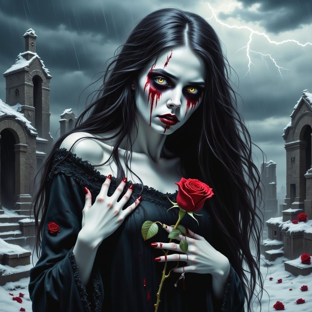 <lora:MacabreFlux:1.0> 