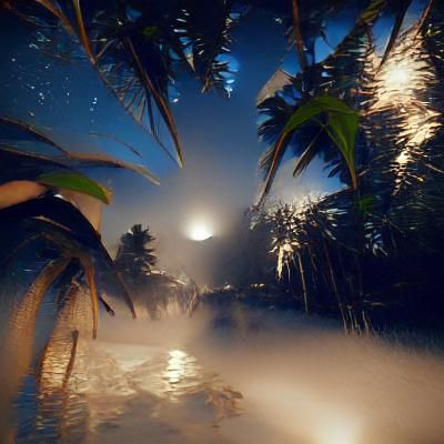 Dreamy Midnight Summer Scene in 8K
