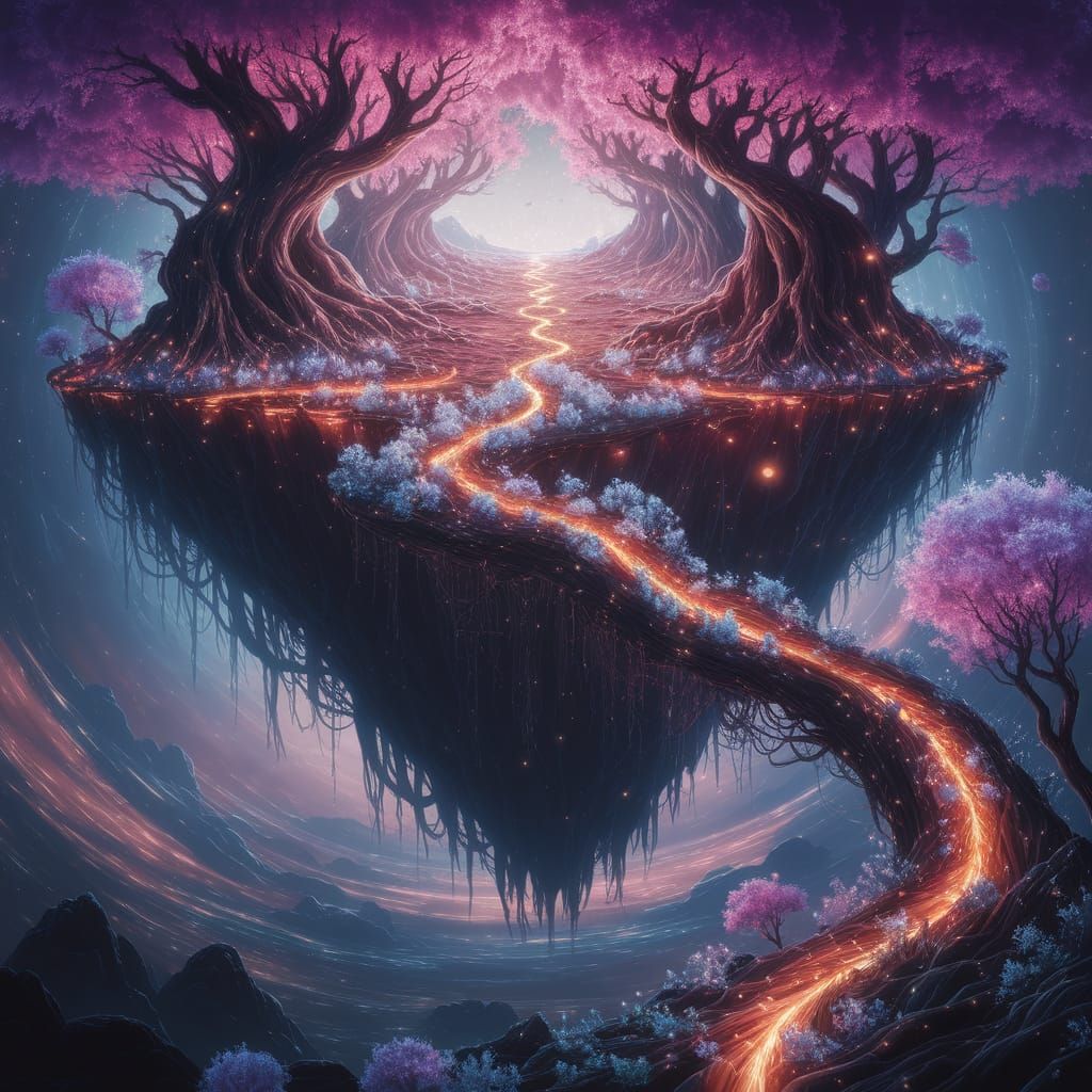 Floating Island   by @Alfred Stephens