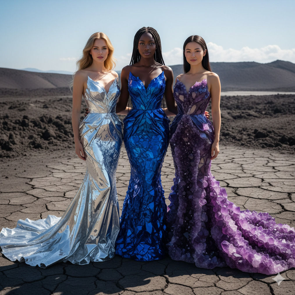 Faces of the Elements: Cobalt, Mercury, Amethyst