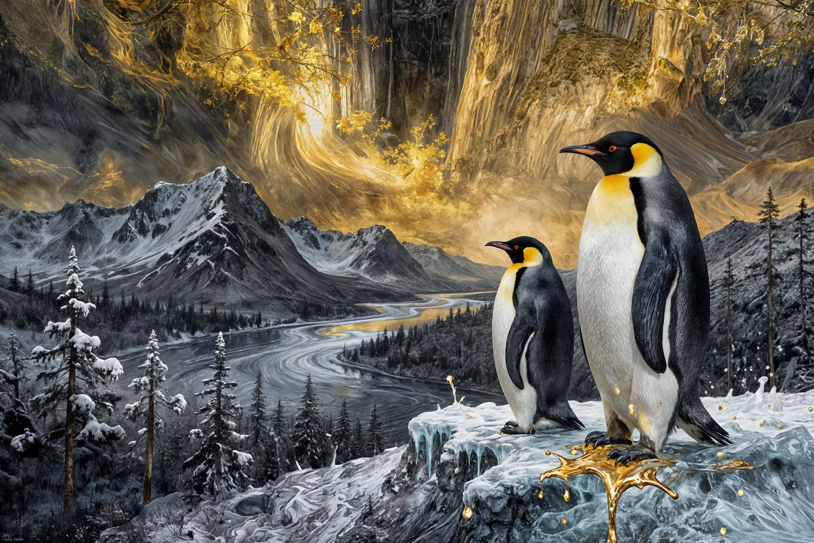 Golden Melting Emperors  by @Kindly Offer