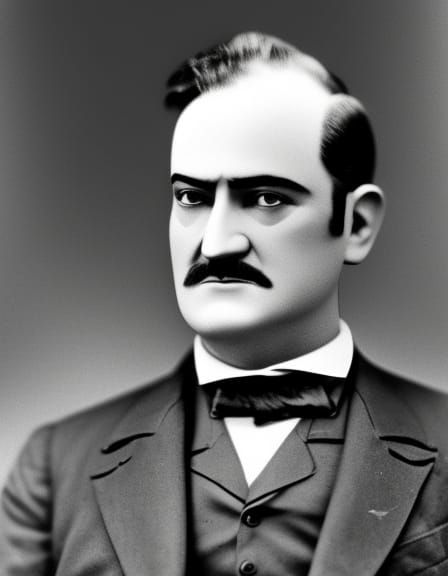 A picture portrait of Bat Masterson - AI Generated Artwork - NightCafe ...