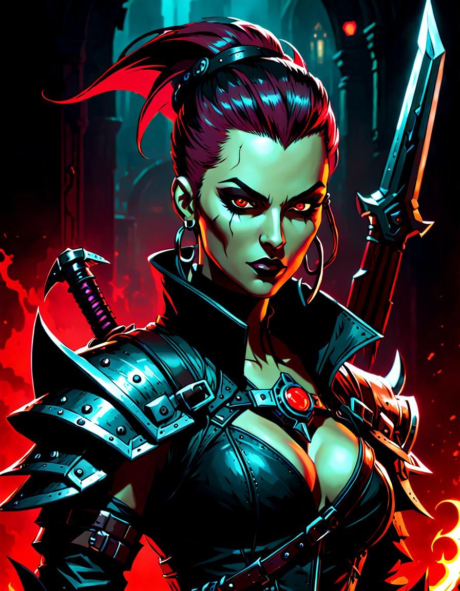 DnD Crimson Demon Hunter (StarlightXL)
