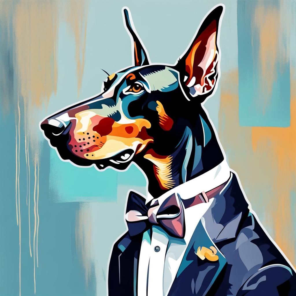 Gentlemen Dog - AI Generated Artwork - NightCafe Creator