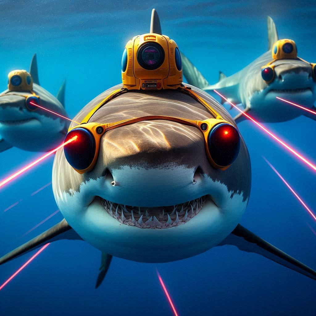 Sharks with Frickin' Laser Beams Attached to their Heads!