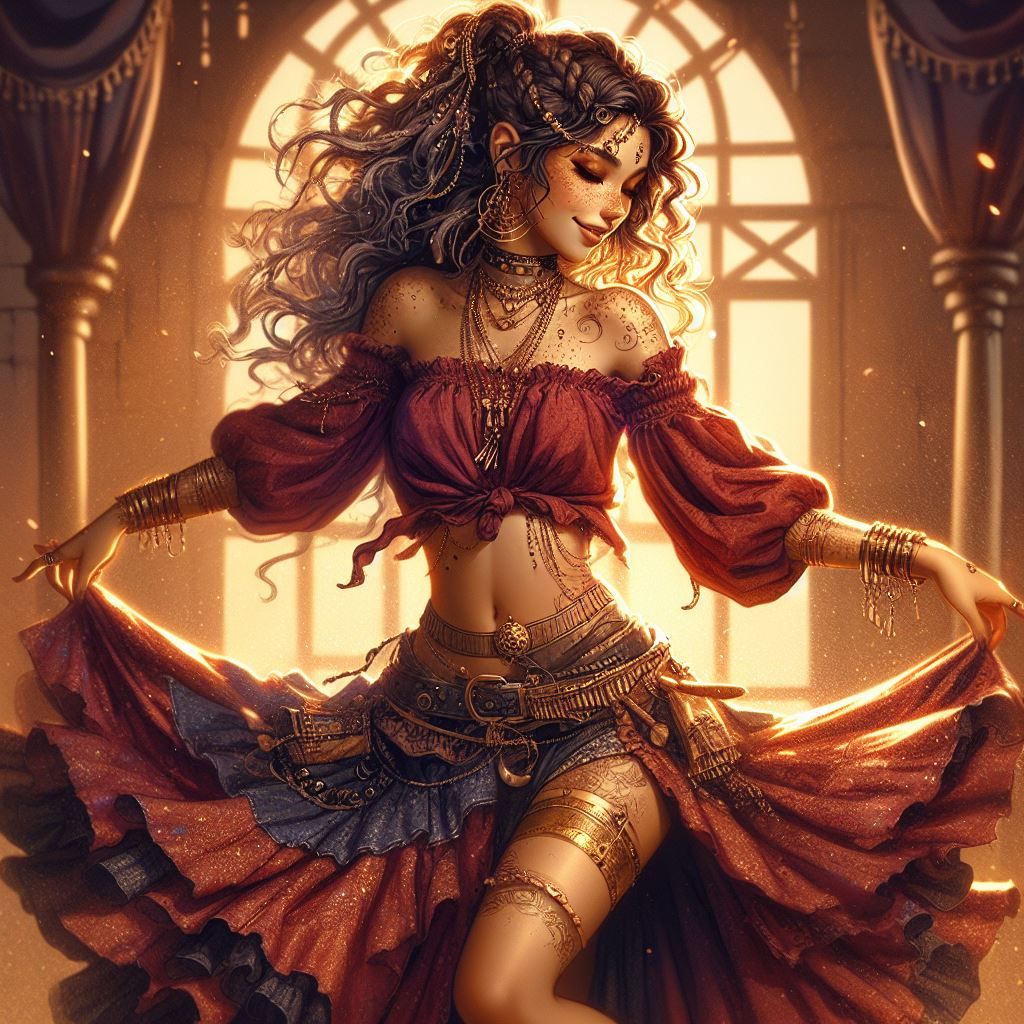 Layered Dancing Skirt