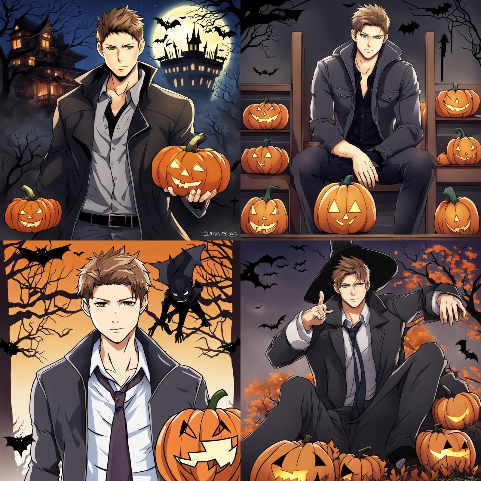 Halloween Jensen Ackles. AI Generated Artwork NightCafe Creator