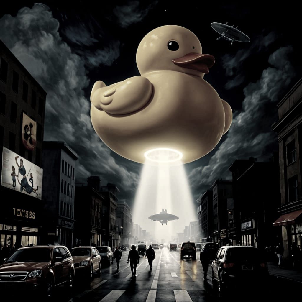 Rubber duck invader  by @242