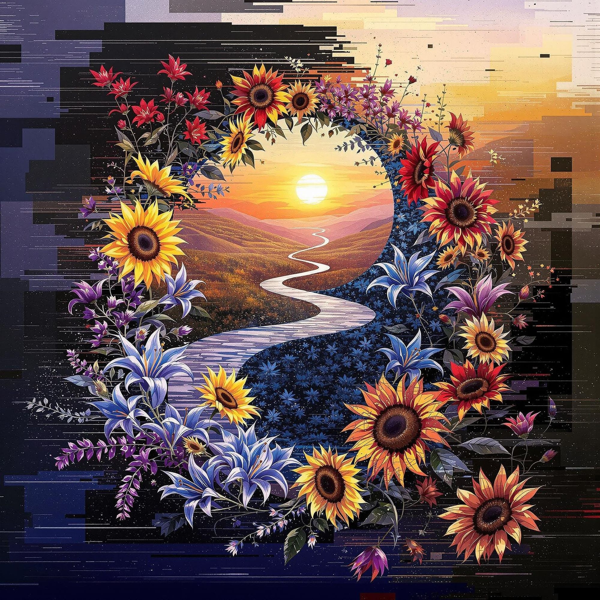 The Glitching Dance of Duality