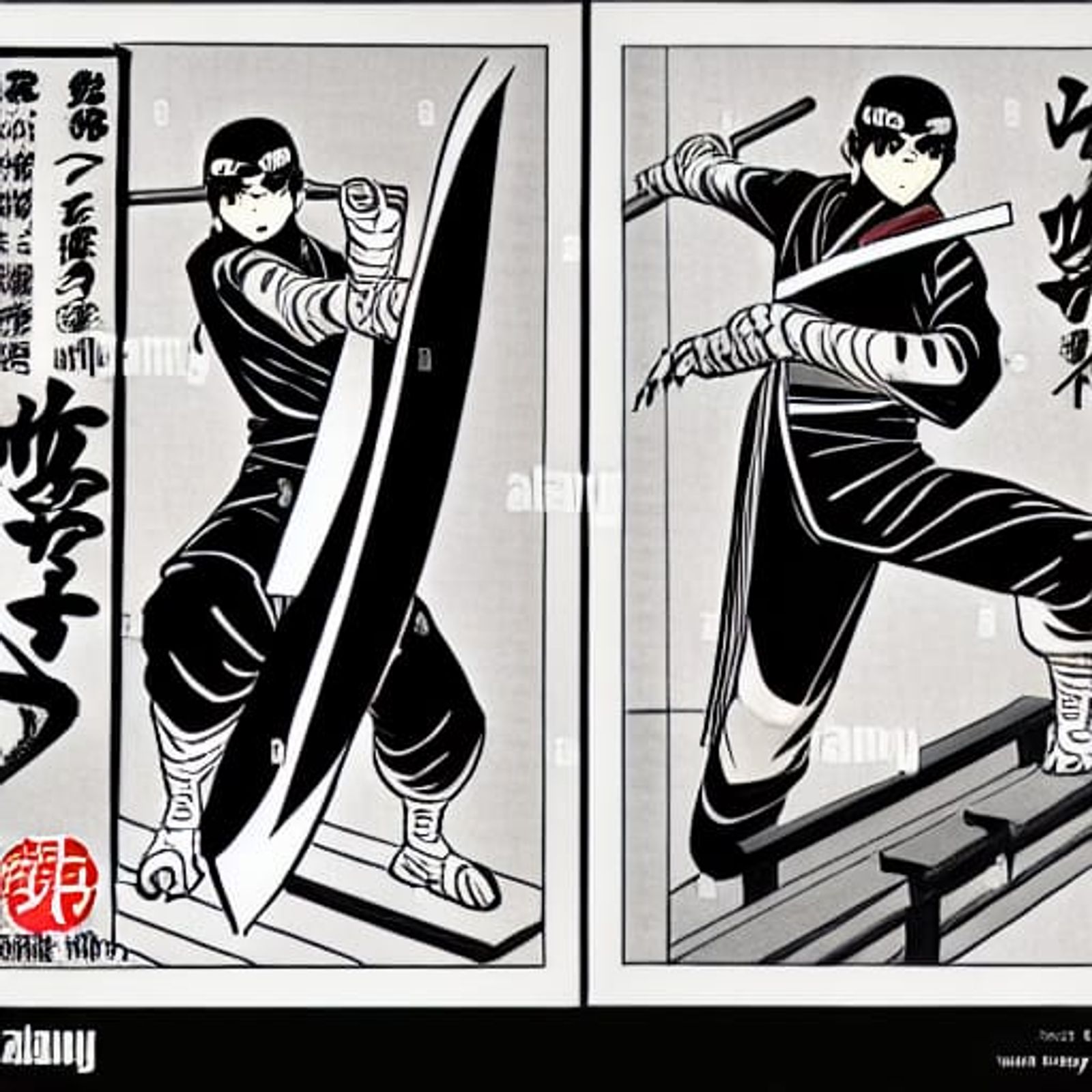 manga ninja face