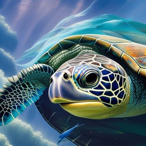 blue turtle
