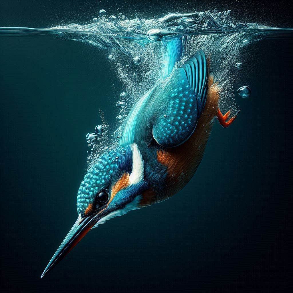 Blue Common Kingfisher