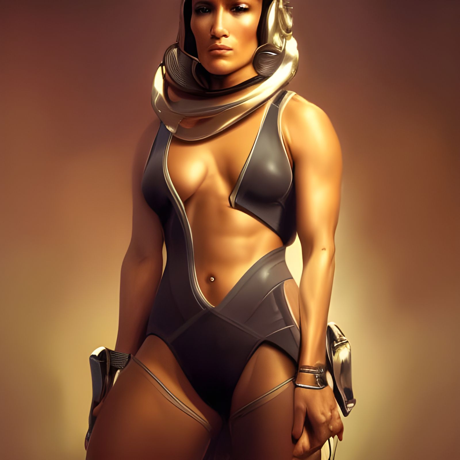 Jennifer Lopez in the role of one. A fighter without a helme...