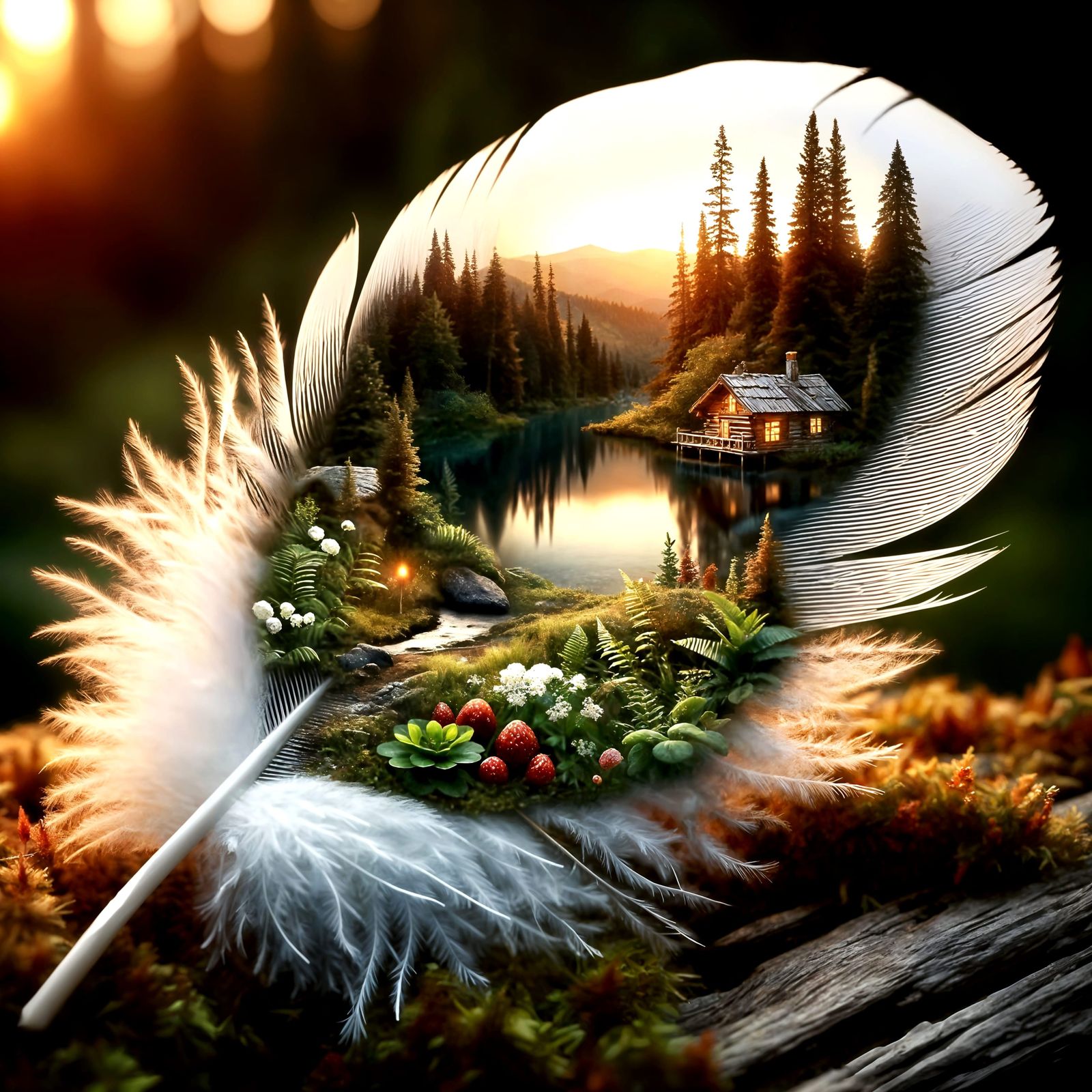 fusion of nature and fantasy