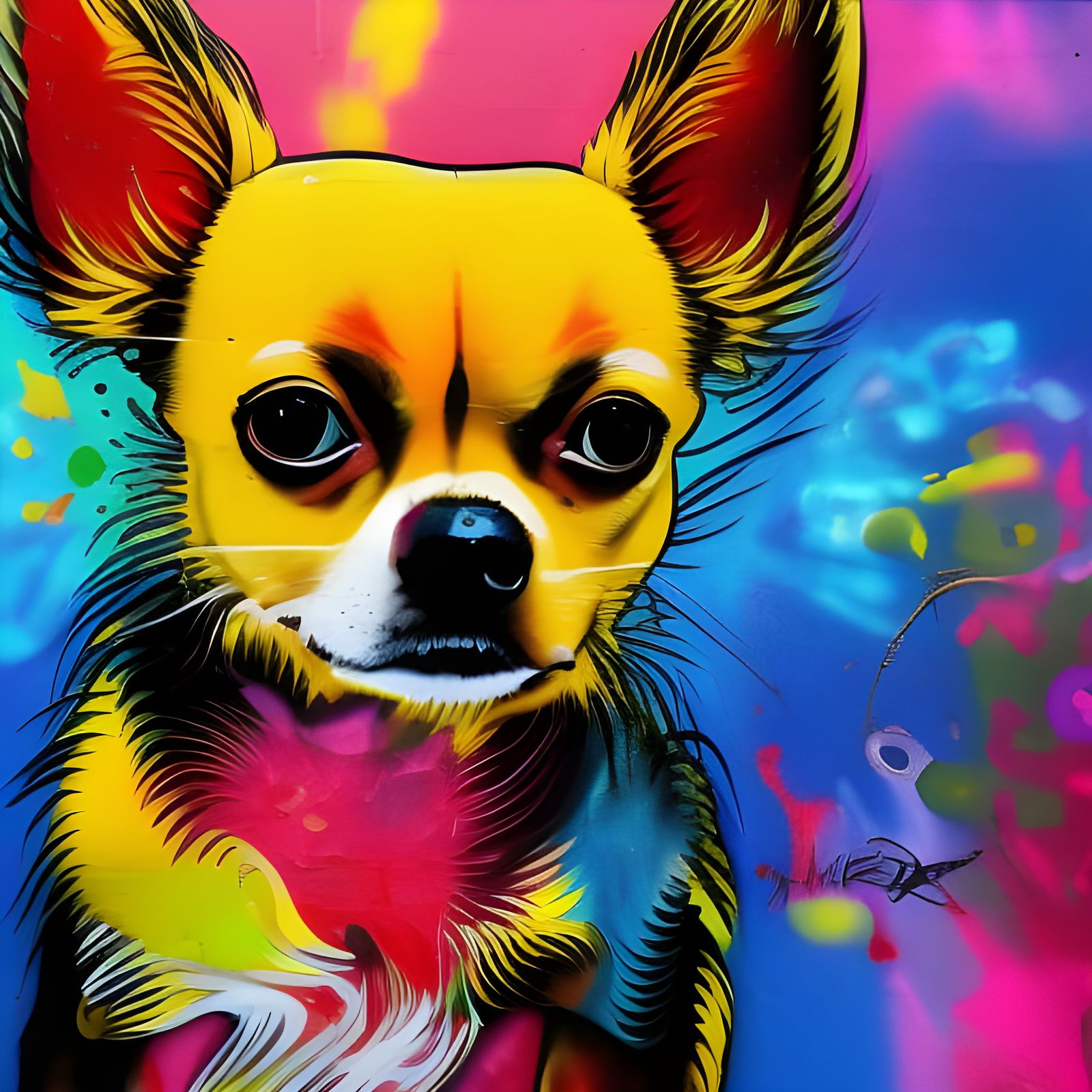 chihuahua, 8k resolution, a masterpiece, 35mm, hyperrealistic, hyper ...