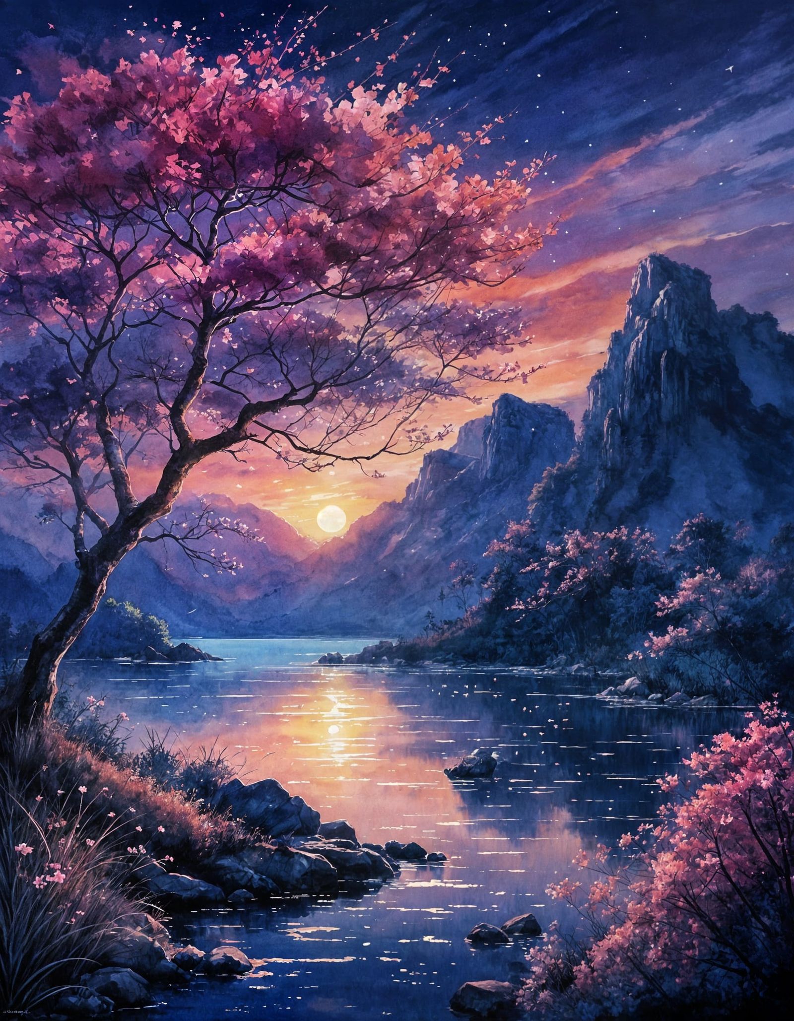 Twilightscape  by @Jasmine Liu