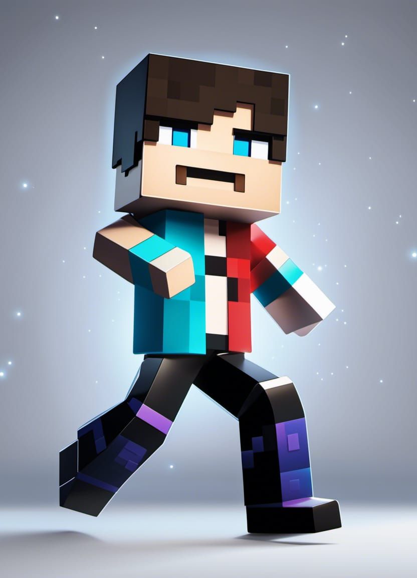MINECRAFT STEAVE is dancing