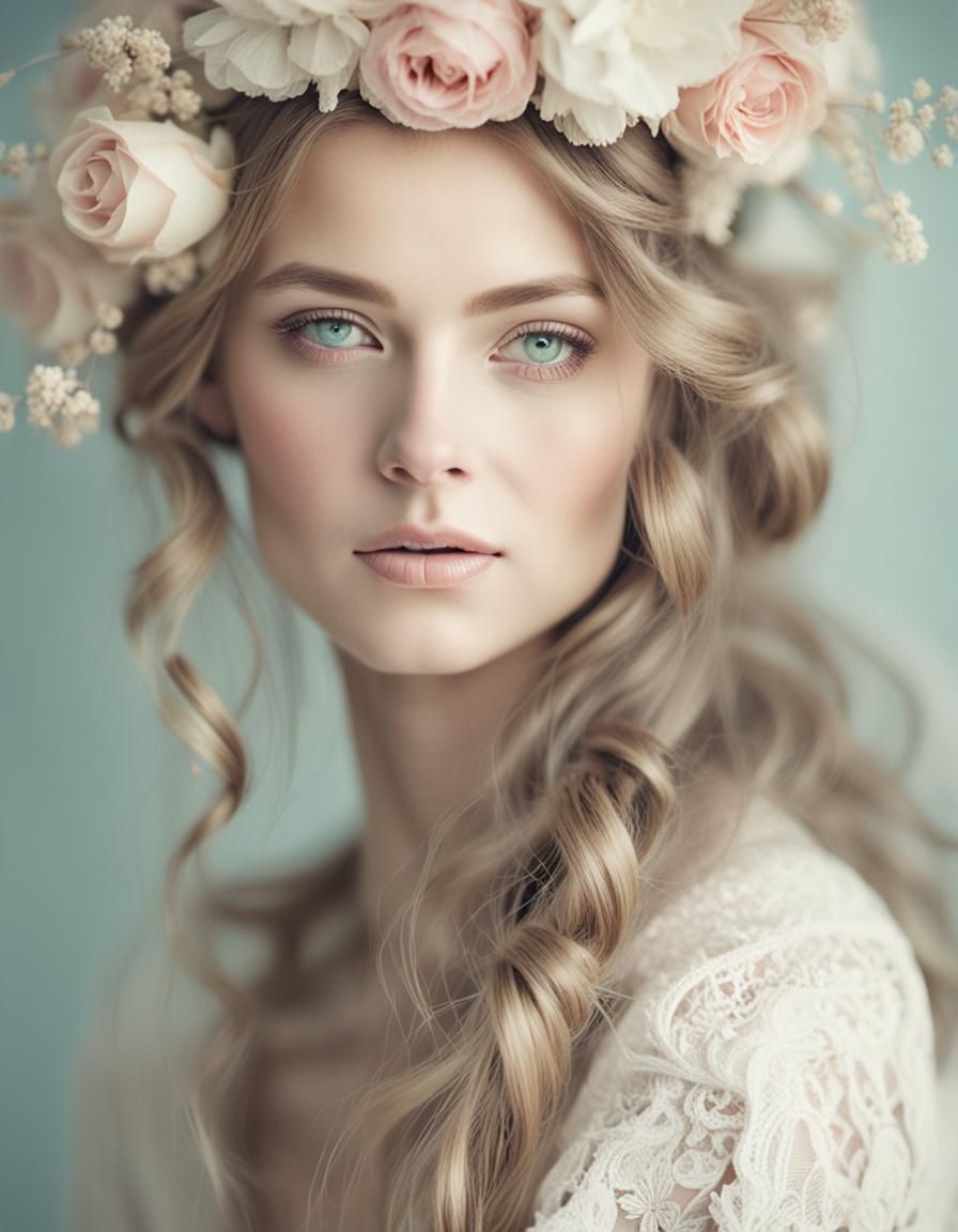 beautiful woman,  close up