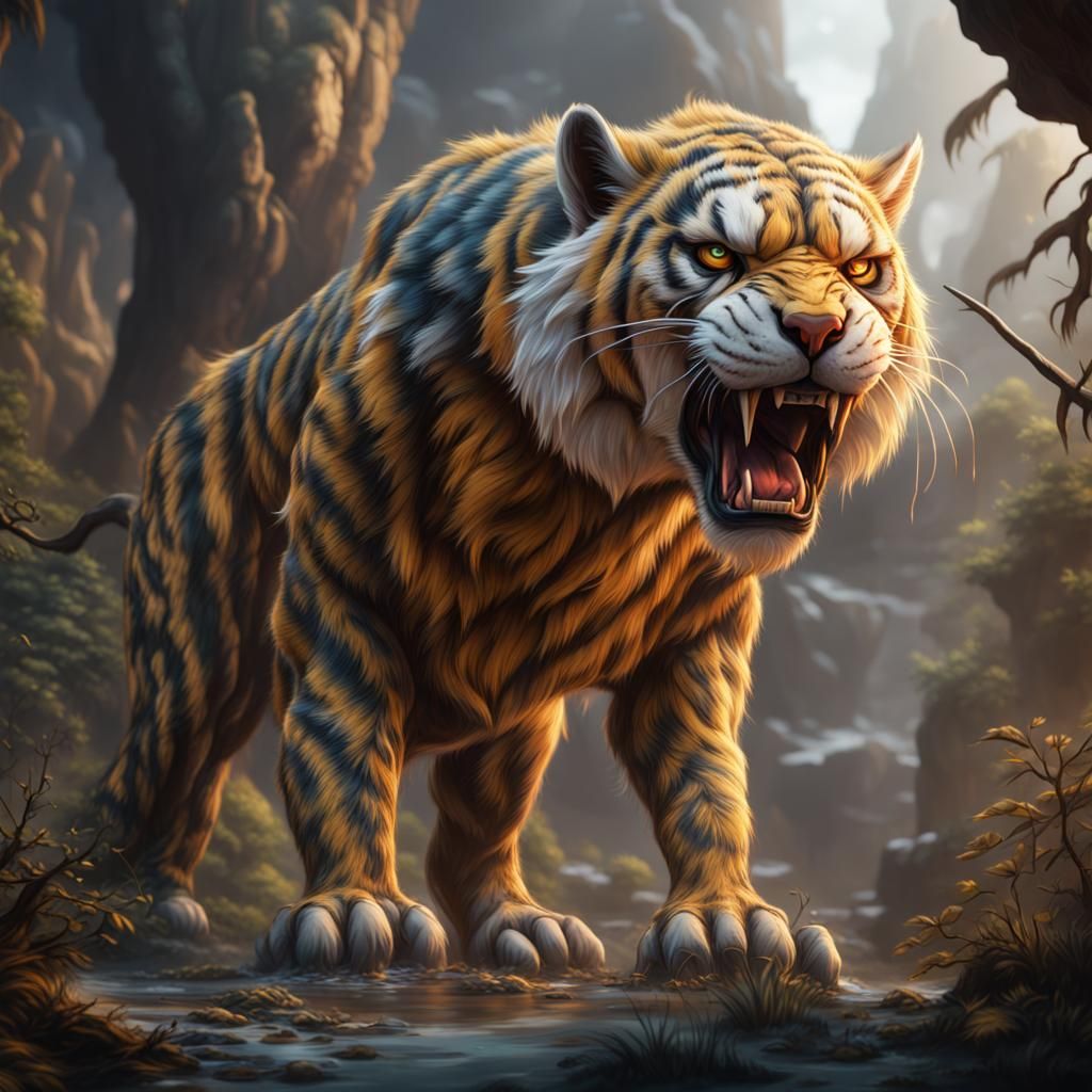 tiger - AI Generated Artwork - NightCafe Creator