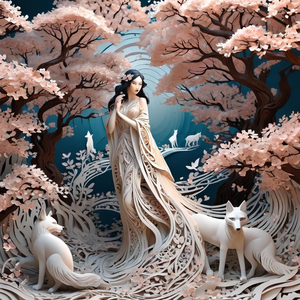 Fox Goddess  by @Smiley_Fox