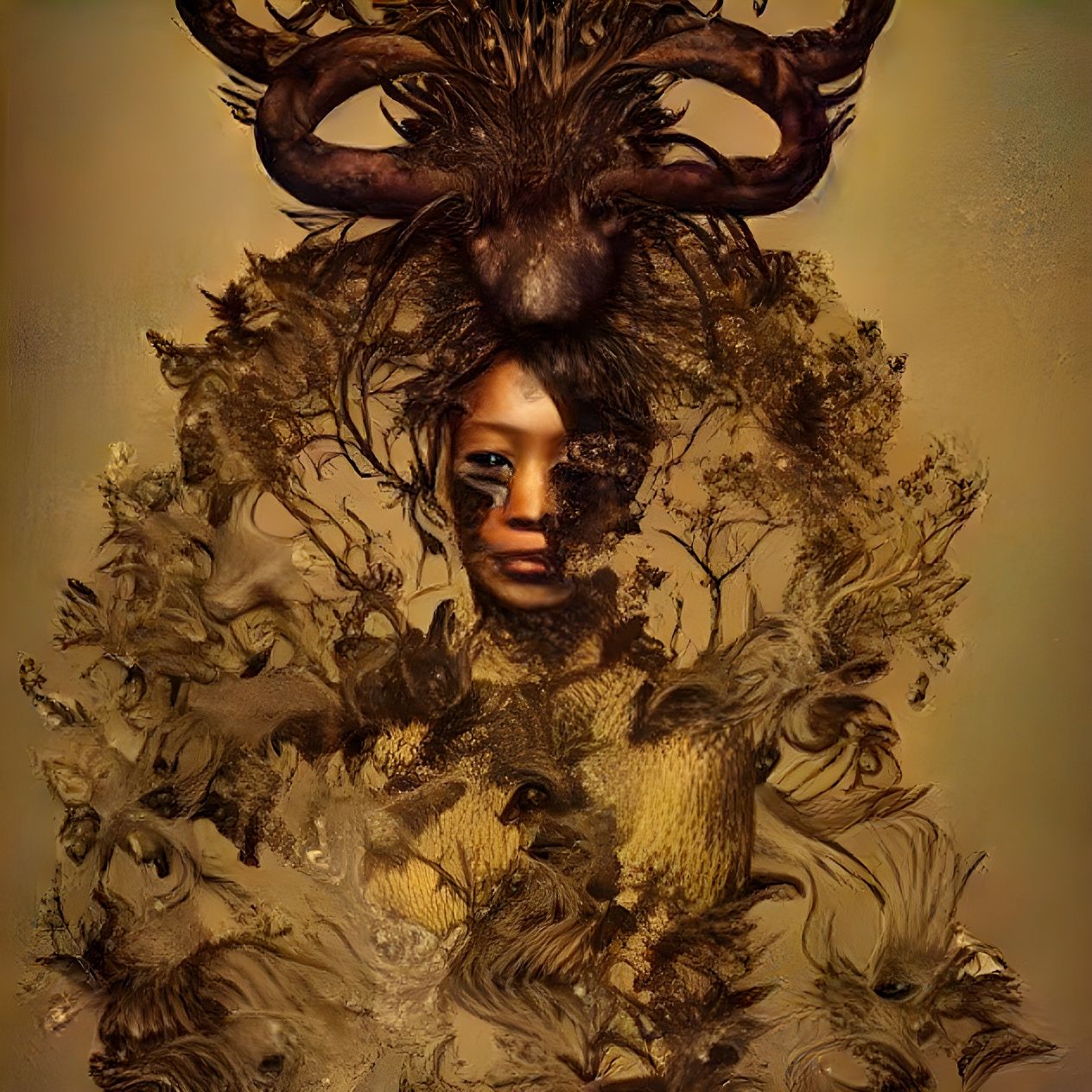 Golden Midjorney Being