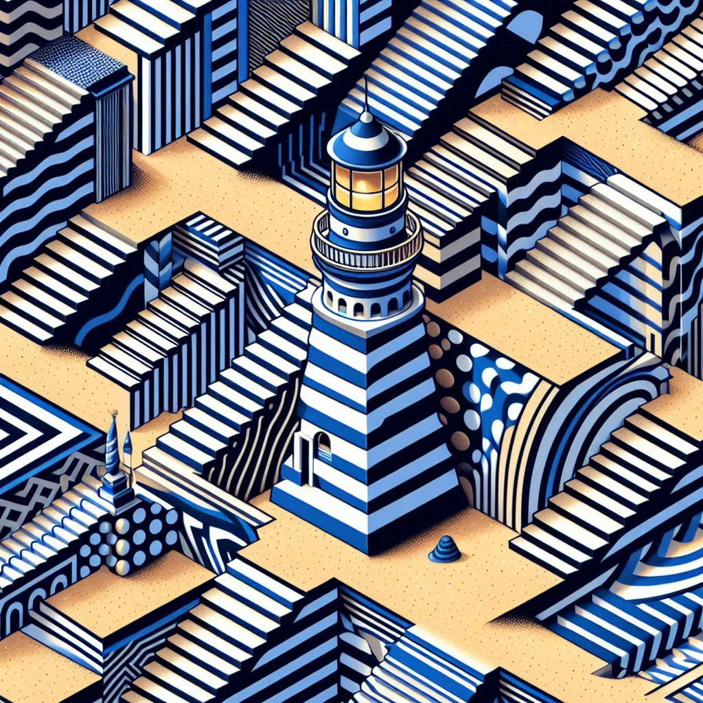 Lighthouse in a Sea of Stairs
