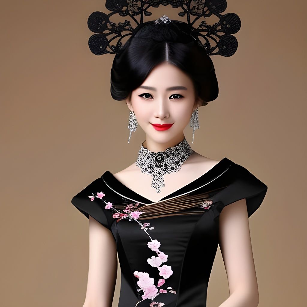 A fine oriental lady