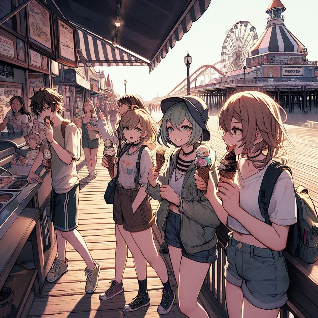 at the boardwalk