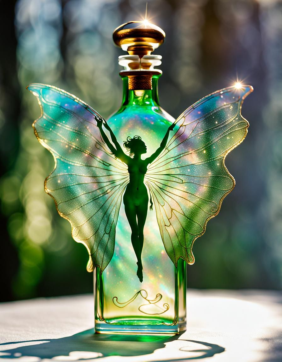 Absinthe “Green Fairy” bottle