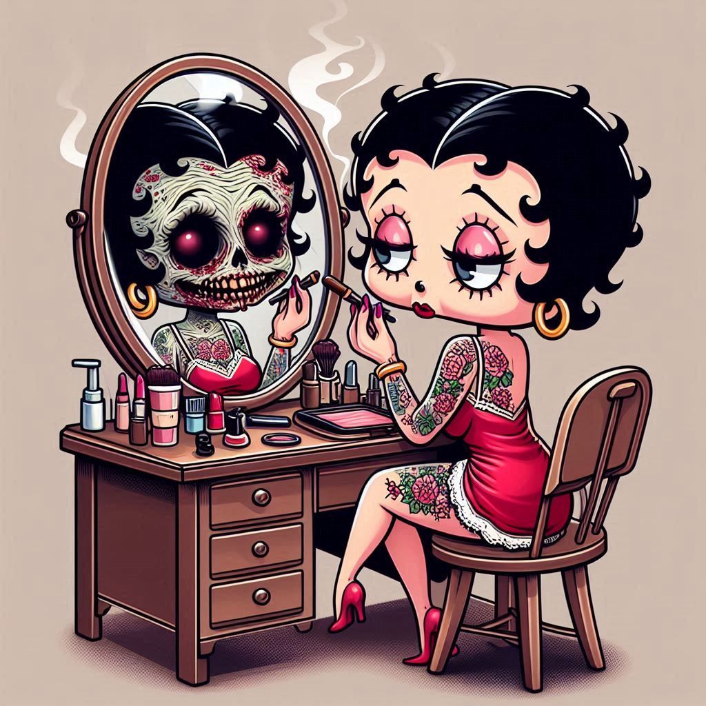 betty boop zombie
