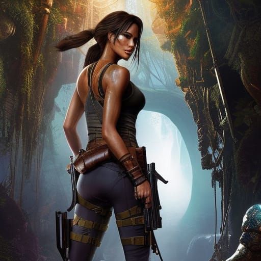 Tomb Raider - AI Generated Artwork - NightCafe Creator