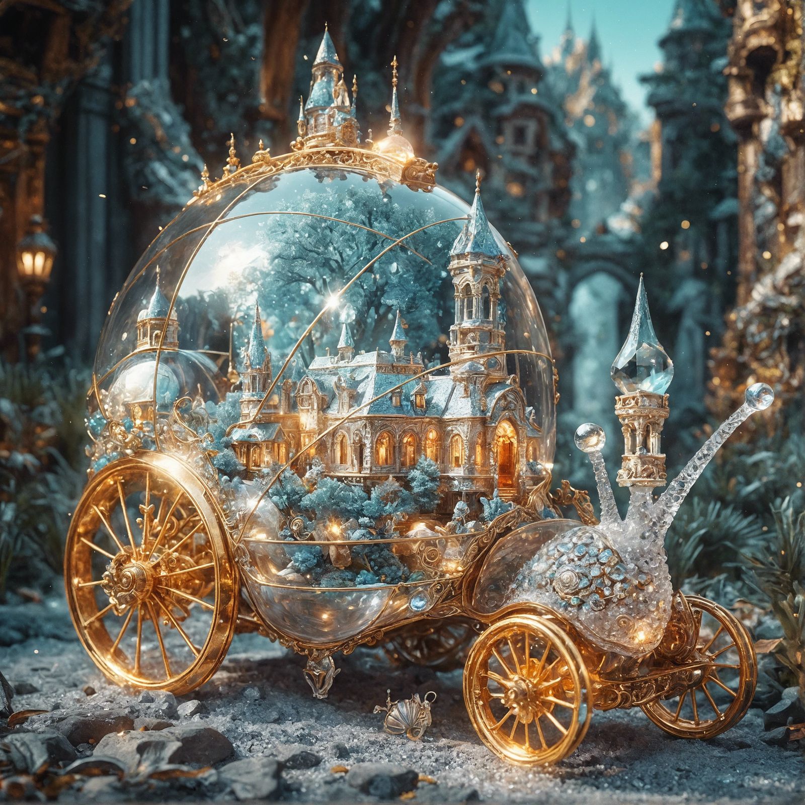 The sluggish crystacean carriage