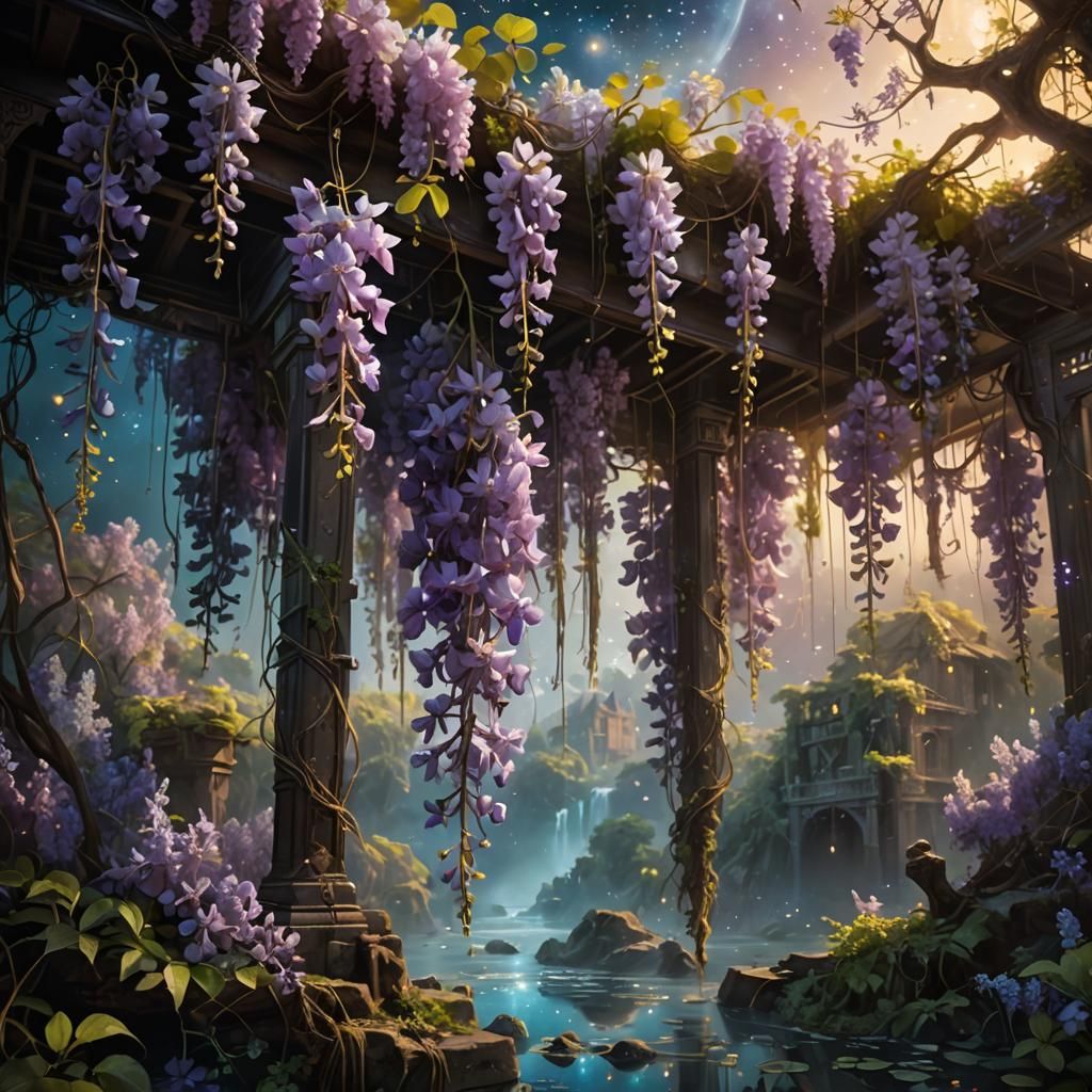 Wisteria Flowers  by @Artestetic