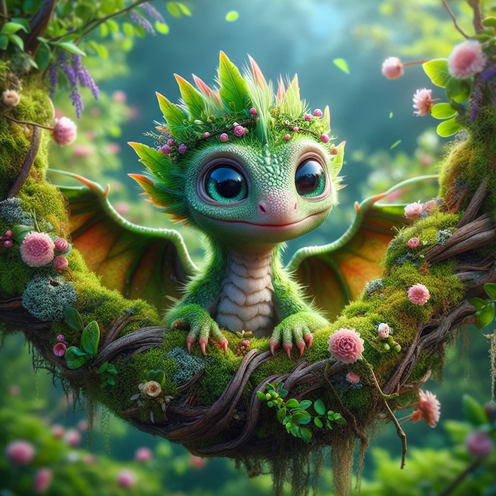 Baby Forest Dragon