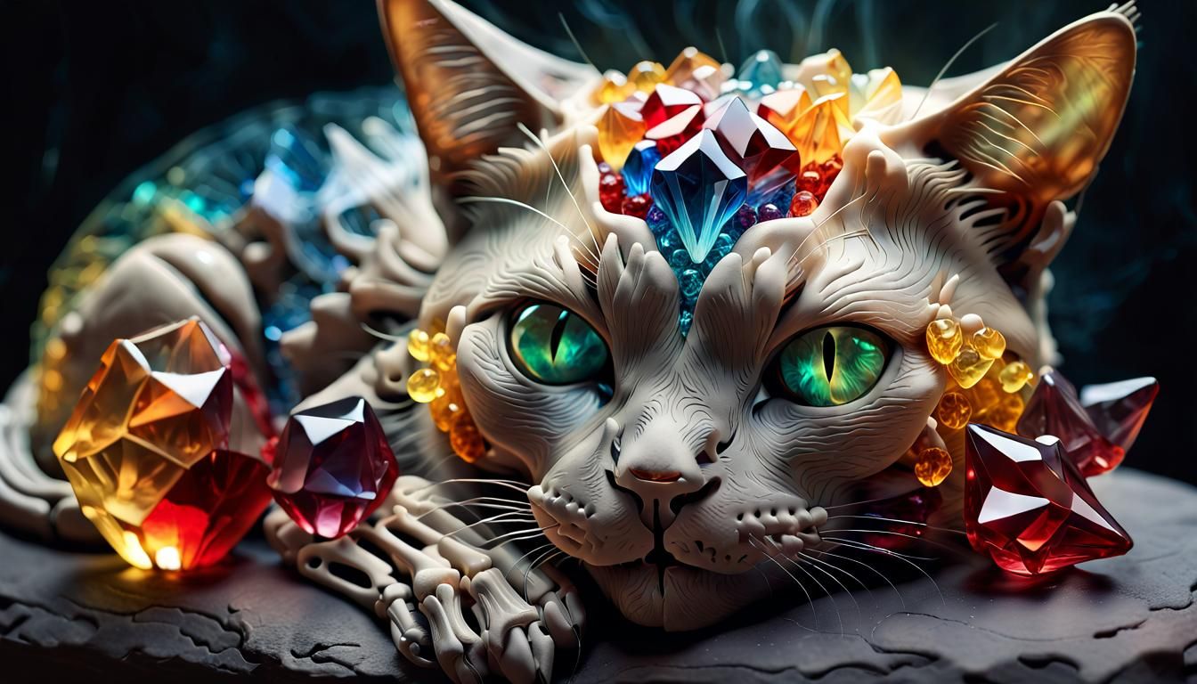 Relaxing cat