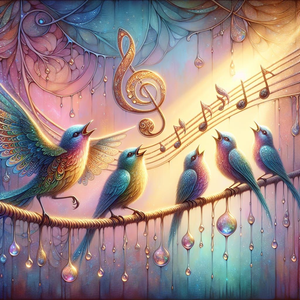 Early Morning Dew Song  by @Melanie Rhoades 