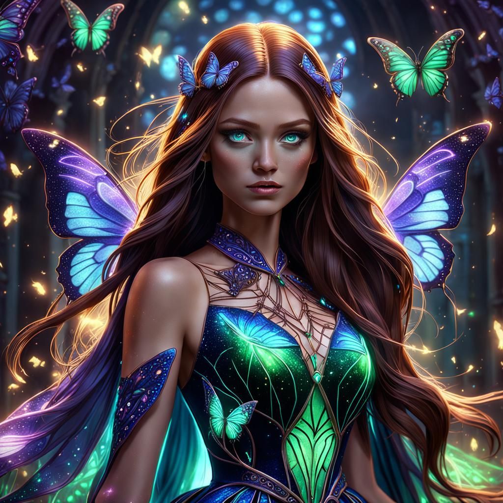 butterfly warrior - AI Generated Artwork - NightCafe Creator