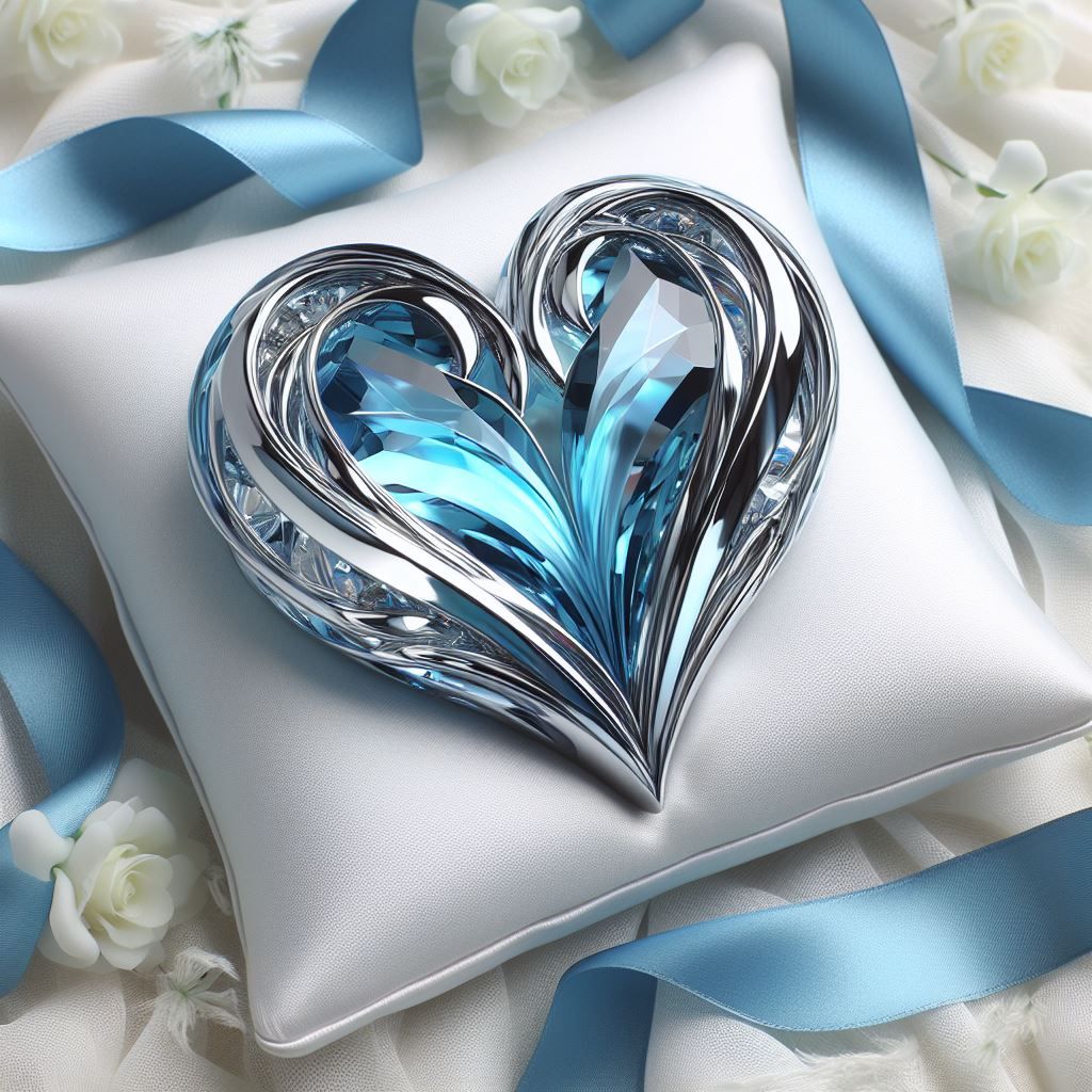 Bluish Crystalline Heart (Bing)