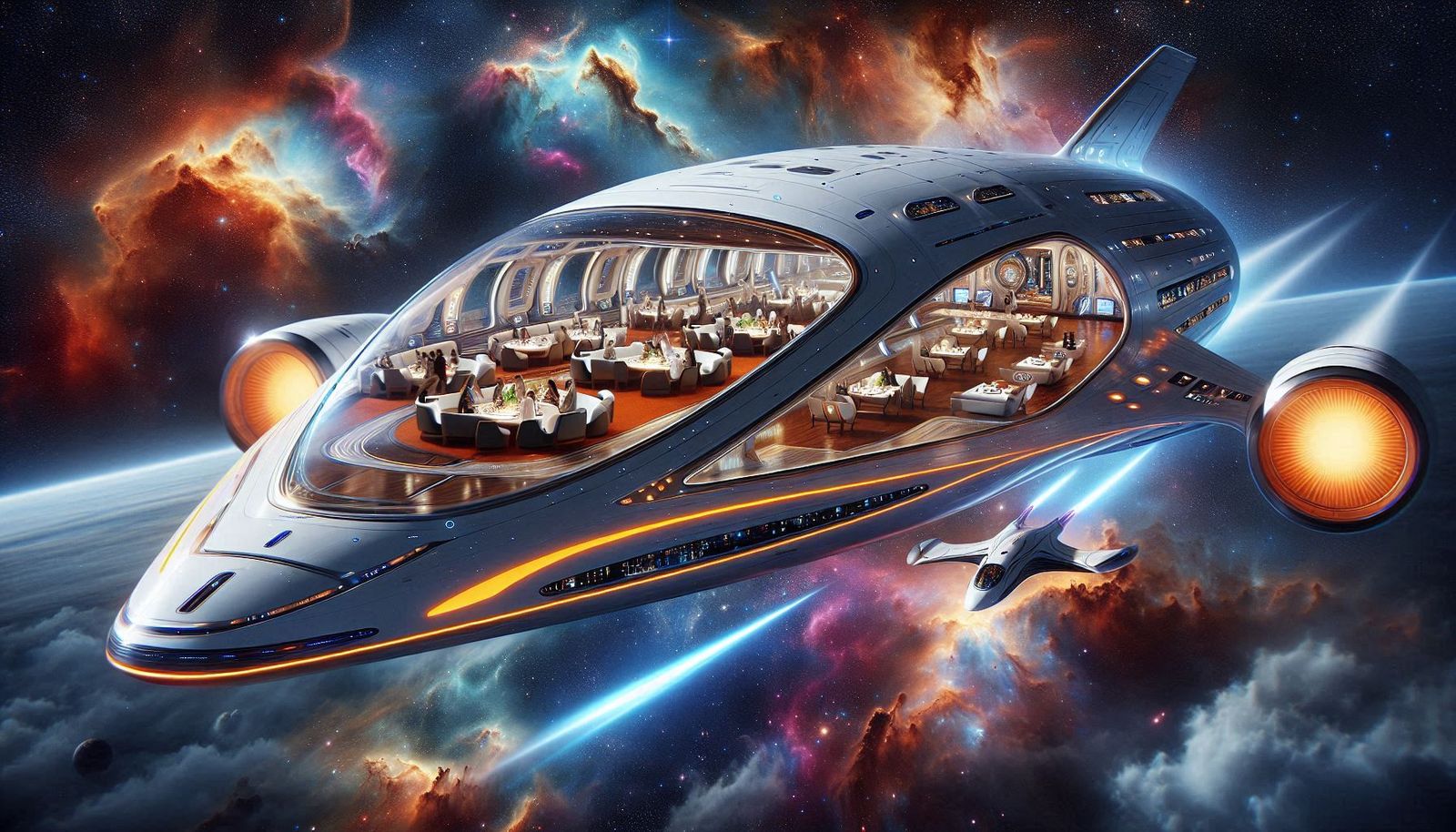 Luxury Space Cruise for a Saturday Night Spin Around the Ear...