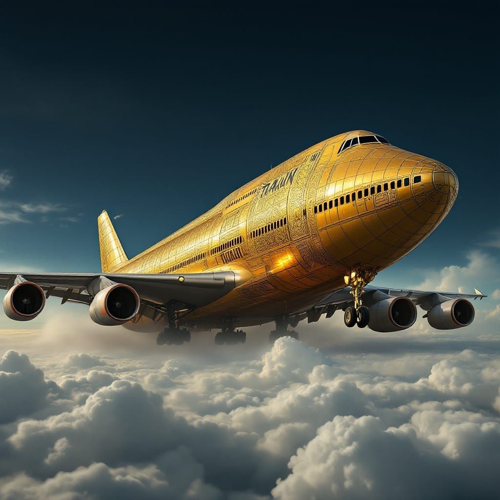 A Trojan Horse disguised as a 747 Jumbo jet.