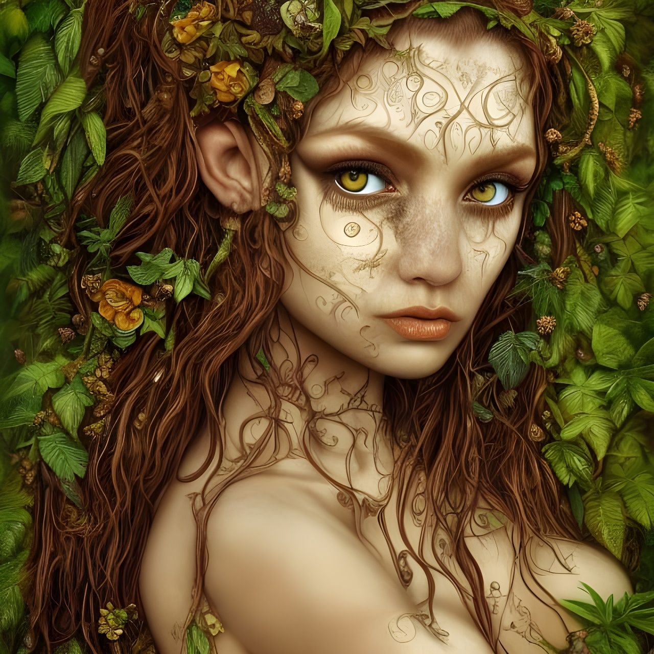 Dryad, female - AI Generated Artwork - NightCafe Creator