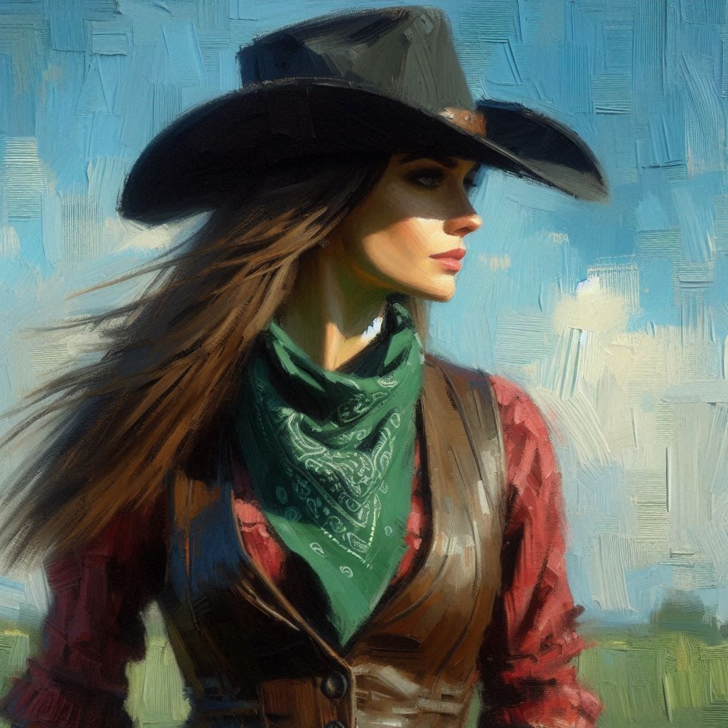 Cowgirl in Profile