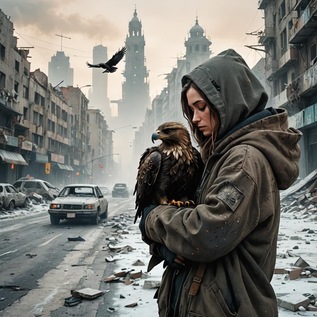 Post-Apocalyptic Winter Day  by @July Rain