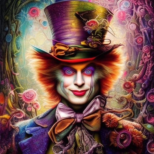 Mad hatter - AI Generated Artwork - NightCafe Creator