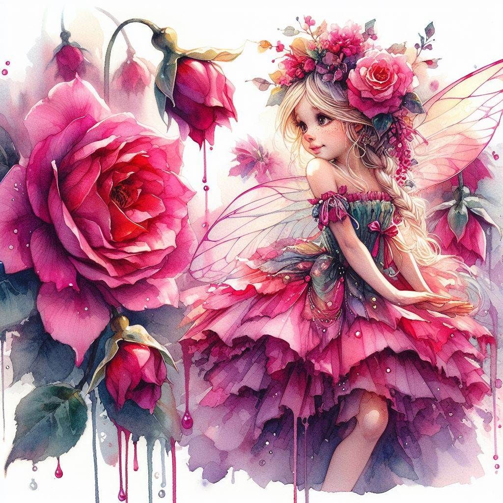 Rose fairie